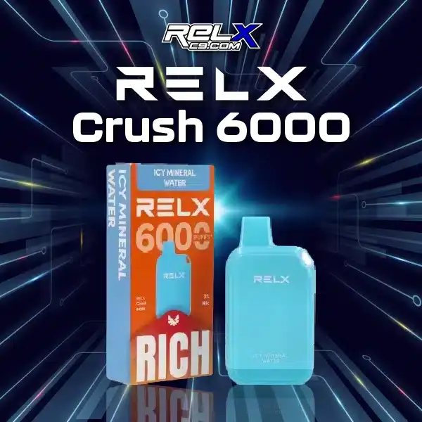 relx crush 6000-icy mineral water