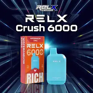 relx crush 6000-watermelon chill