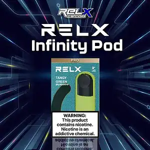 relx infinity pod-tangy green