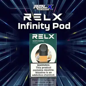 relx infinity pod-white coffee