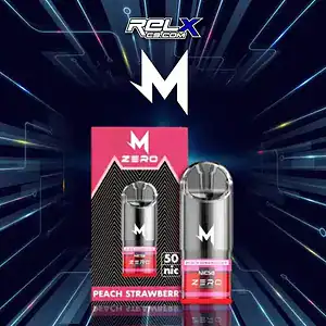 marbo zero pod nic 50 peach strawberry
