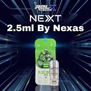 next 2.5 ml green soda