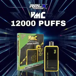 vmc disposable pod 12000 puffs extra methol nic50