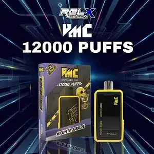 vmc disposable pod 12000 puffs funta grape nic50