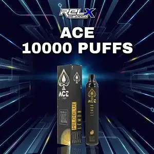 ace 10000 puffs กลิ่นเลมอน หอมเปรี้ยวสดใส เติมเต็มความสดชื่น