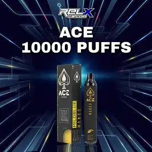 ace 10000 puffs กลิ่นมะม่วง หวานหอมเข้มข้นจากมะม่วงสุกเต็มผล