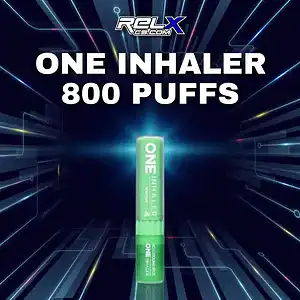 one inhaler 800 puffs กลิ่นเมนทอล หอมเย็นสดชื่น เติมความสบายทุกสัมผัส