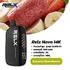 relx novo 14k กลิ่น Banana Strawberry – กล้วยสตรอว์เบอร์รี่