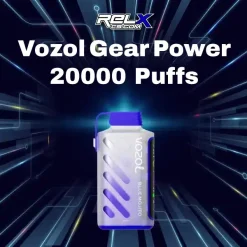 vozol gear power 20000 puffs กลิ่นบลูเบอร์รี่สตรอม หอมหวานเข้มข้นเหมือนพายุผลไม้