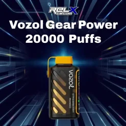 vozol gear power 20000 puffs กลิ่นสตรอว์เบอร์รี่ผสมมะม่วง หวานสดใสเข้ากันอย่างลงตัว