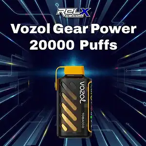 vozol gear power 20000 puffs กลิ่นยาสูบ หอมคลาสสิกเข้มข้นเต็มรสชาติ
