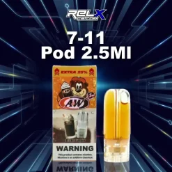 หัวพอต 7-11 2.5 ml กลิ่นเครื่องดื่มรูทเบียร์ ซ่าหวานแบบอเมริกัน
