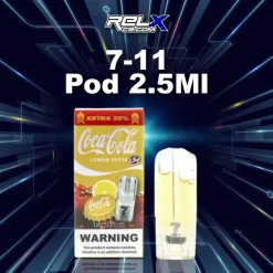 หัวพอต 7-11 2.5 ml กลิ่นโคล่าผสมเลมอน หอมซ่าหวานอมเปรี้ยว