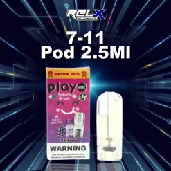 หัวพอต 7-11 2.5 ml กลิ่นองุ่นสไตล์ญี่ปุ่น