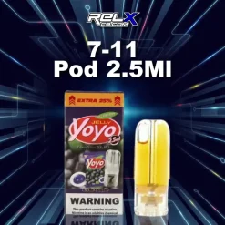 หัวพอต 7-11 2.5 ml กลิ่นหอมบลูเบอร์รี่หวานฉ่ำ ฟีลผลไม้กลิ่นเข้ม