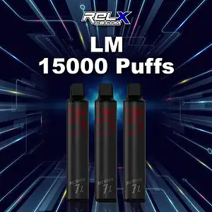 ใหม่ lm 15000 puffs พอตใช้แล้วทิ้ง กลิ่นชัด สูบง่าย nic 7