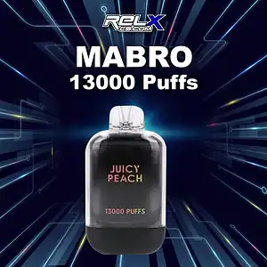 mabro 13k กลิ่นพีชฉ่ำหวาน สดใสทุกคำ