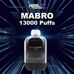 mabro 13k กลิ่นสตรอว์เบอร์รี่เย็นฉ่ำ หวานสด