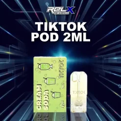 หัว Tiktok Pod กลิ่นครีมโซดาหวานละมุน กลิ่นนุ่มสไตล์ขนมหวาน