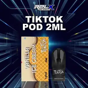 หัว Tiktok Pod กลิ่นไอศกรีมวานิลาหอมหวาน นุ่มละมุน
