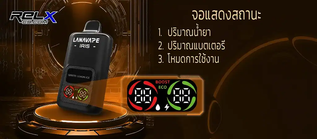 lana iris 24000 puffs จุดเด่นที่น่าสนใจ