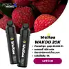 Wakoo 20000 Puffs - Litchi กลิ่นลิ้นจี่ รสชาติเปรี้ยวนำหวานตาม กลิ่นหอมเป็นเอกลักษณ์ชัดเจน