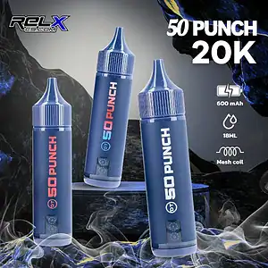 พอตใช้แล้วทิ้ง 50 Punch 20K รุ่นใหม่ราคาถูก ของแท้ Rexc9