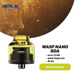 wasp nano rda สี Bubblebee เหลืองดำ เท่สะดุดตา