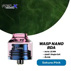 wasp nano rda สี Sakura Pink ชมพูพาสเทล สดใส